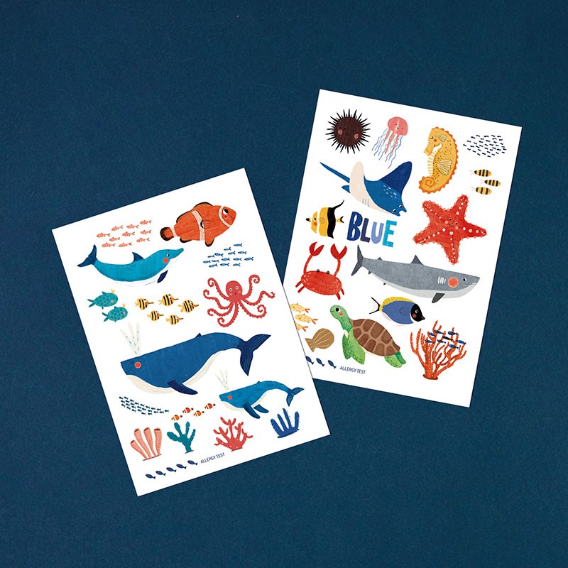 Calcomanías del océano